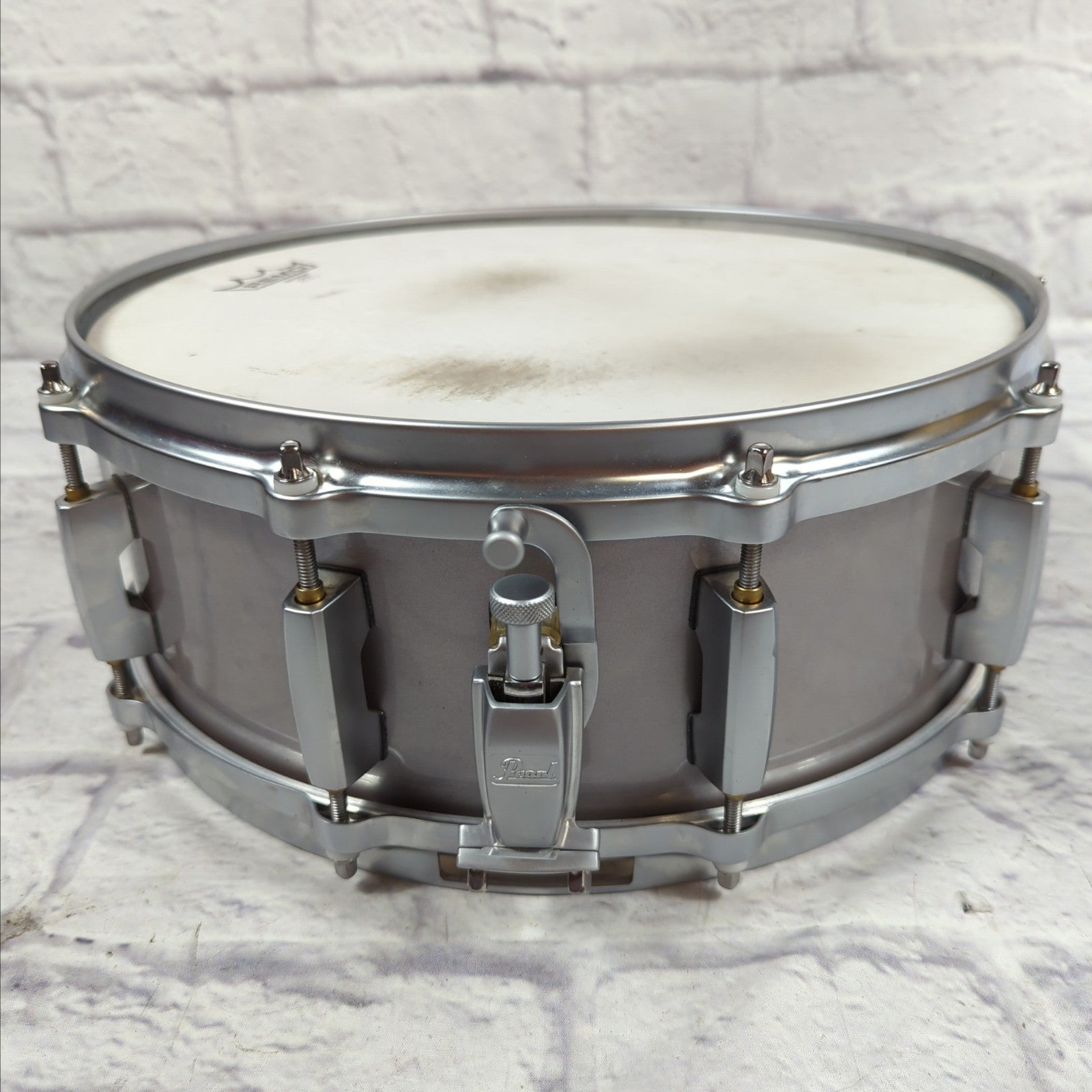 Pearl Masters Studio Birch Shell 14x5" Snare Silver Mist