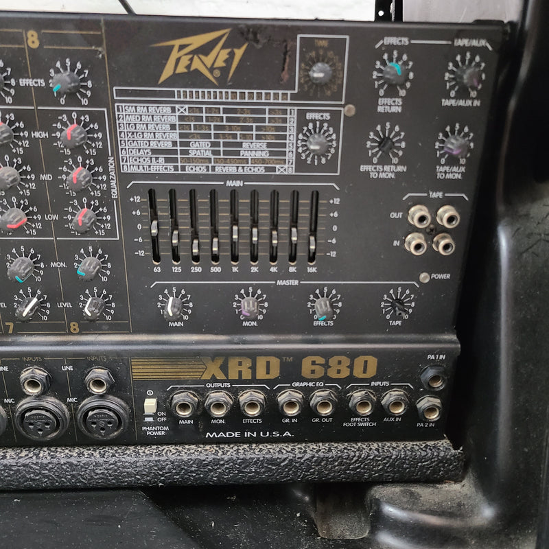 Peavey XR 600 Mixer Amp Power Amp Evolution Music