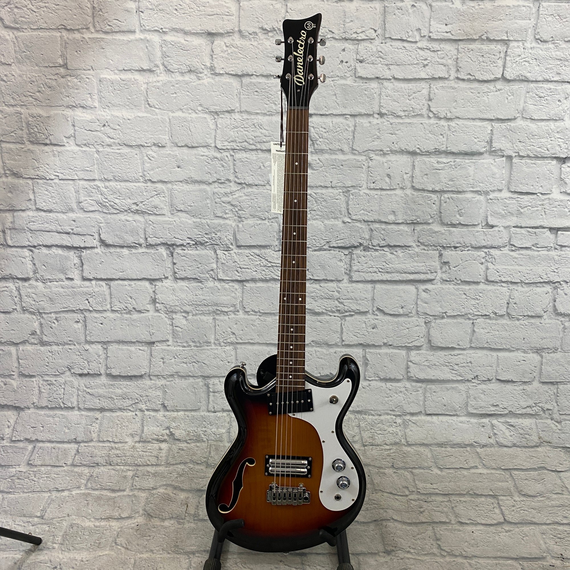 Danelectro '66 Baritone Electric Guitar - 3 Tone Sunburst
