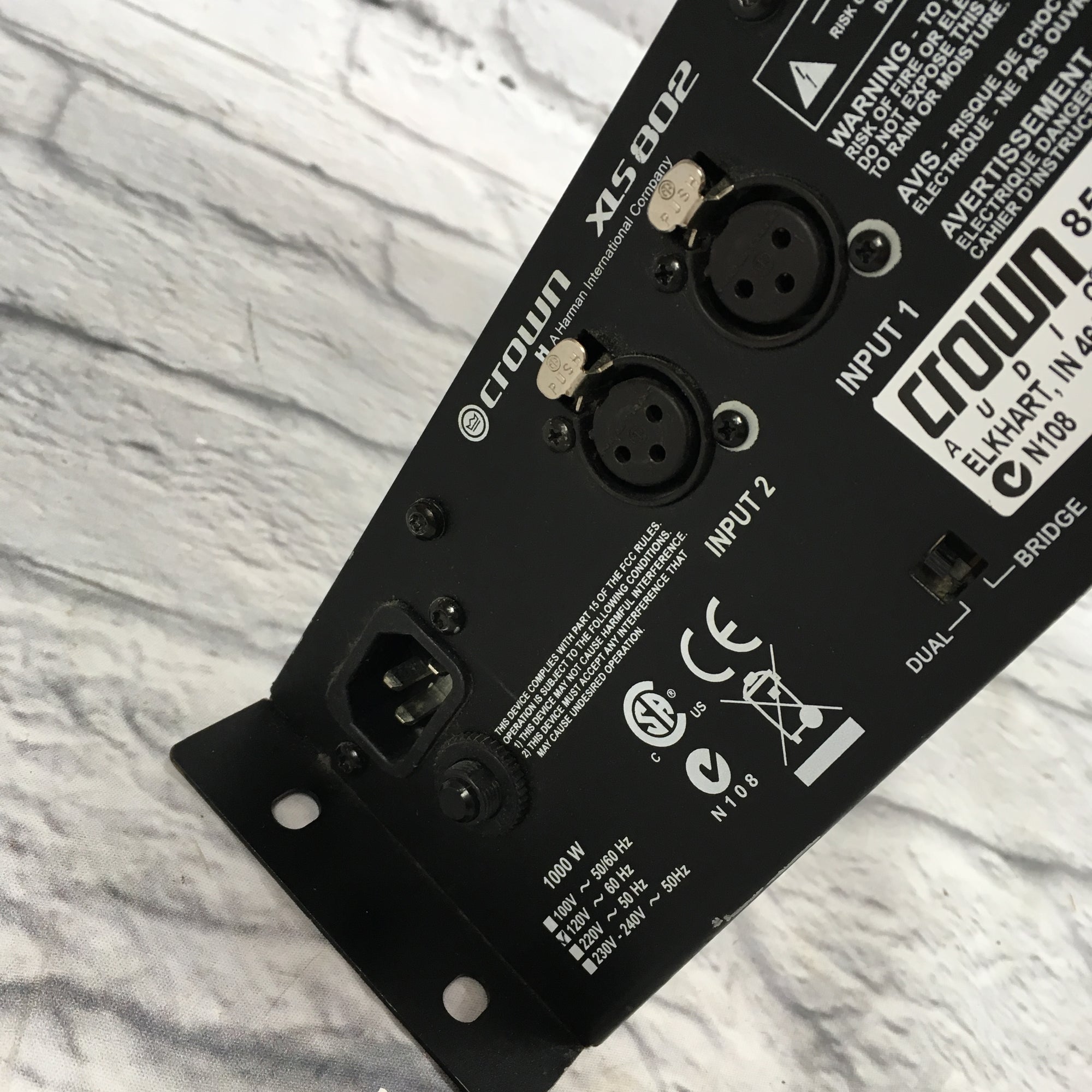 Crown XLS 802 500W/800W Power Amp
