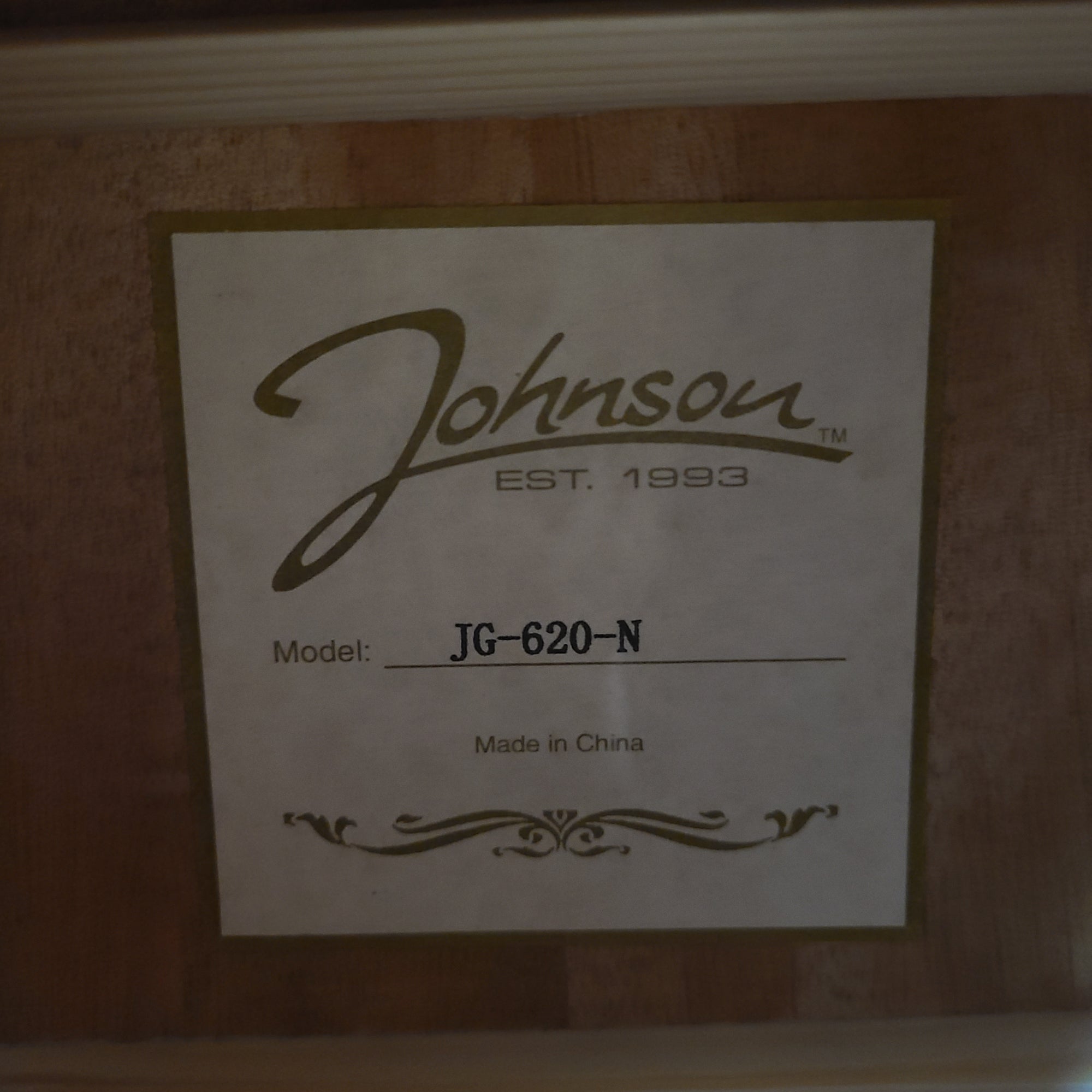 Johnson JG-620-N Acoustic Guitar