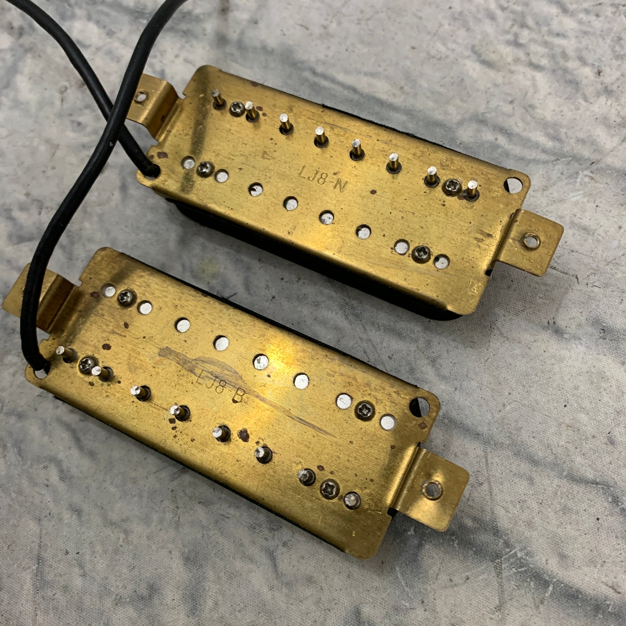 Unknown 8-String Humbucker Neck Bridge Set Pickups