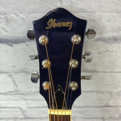 Ibanez JX70TBS Acoustic Electric Guitar - Trans Blue