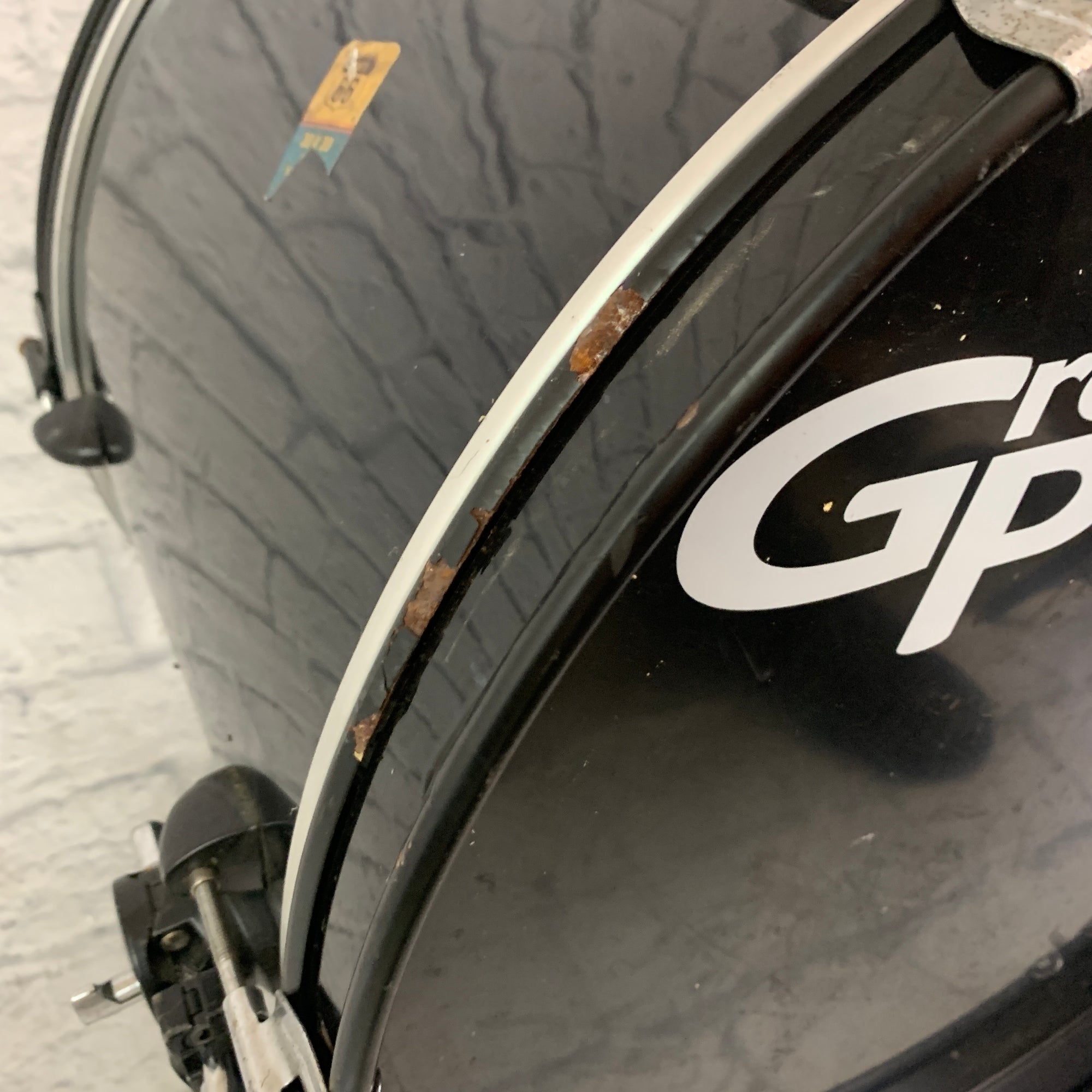Groove Percussion Black Wrap 20" Bass Drum