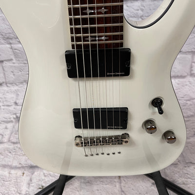 Schecter Diamond Demon-7 White 7 String Electric Guitar