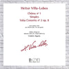 Choros No. 1/simples/valsa Concerto No. 2 Op. 8 By Villa-lobos Edited By Zigante