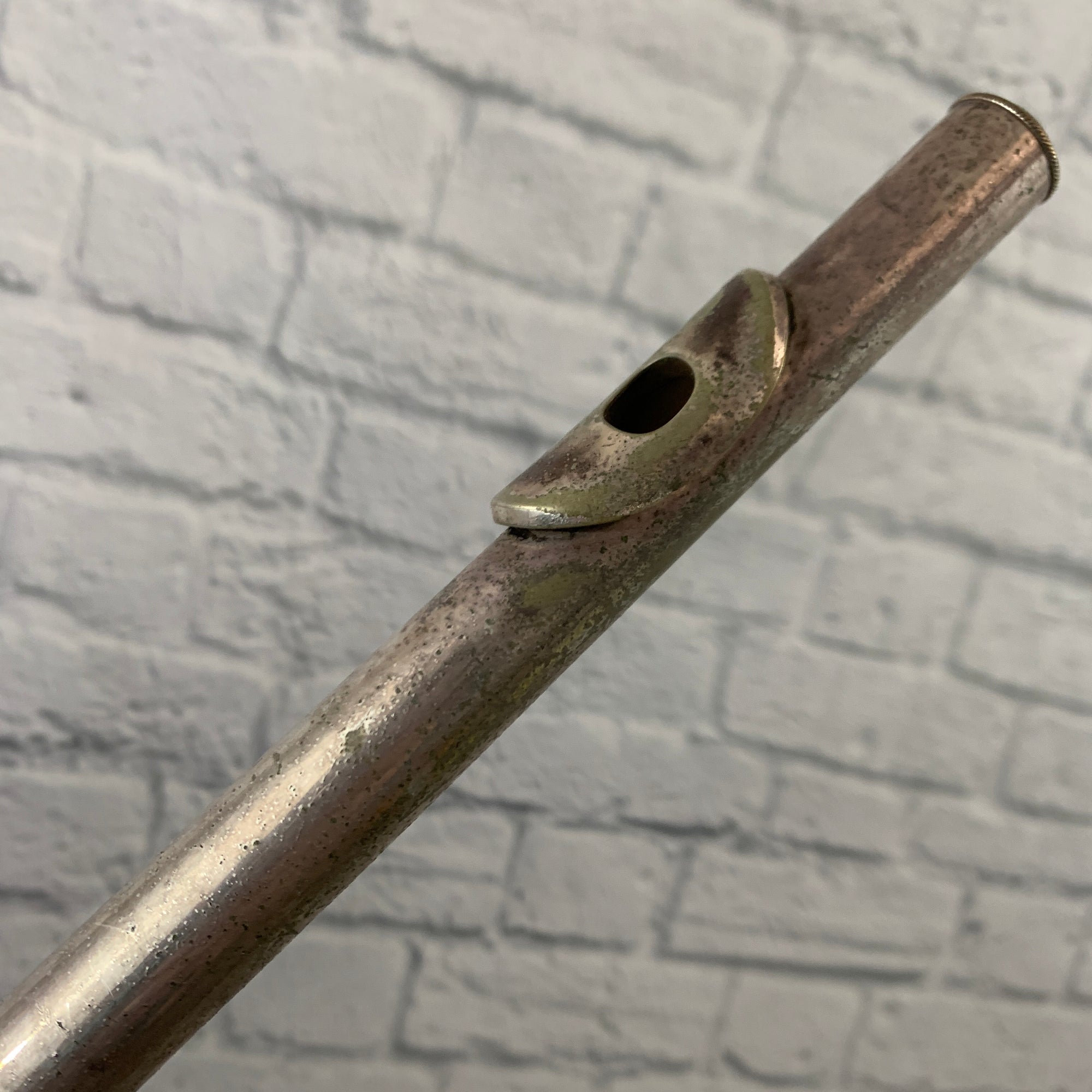 Vintage Silver Gemeinhardt Elkhart, Indiana M-1 Flute with Case - AS IS