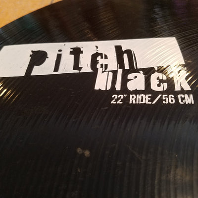 Zildjian 22in Pitch Black Ride Cymbal ZPB22R