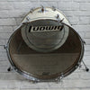 ** Vintage 70s Ludwig 22x16 White Cortex Bass Drum