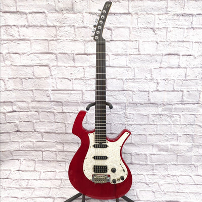 Parker Guitars P-38 Transparent Red Electric Guitar