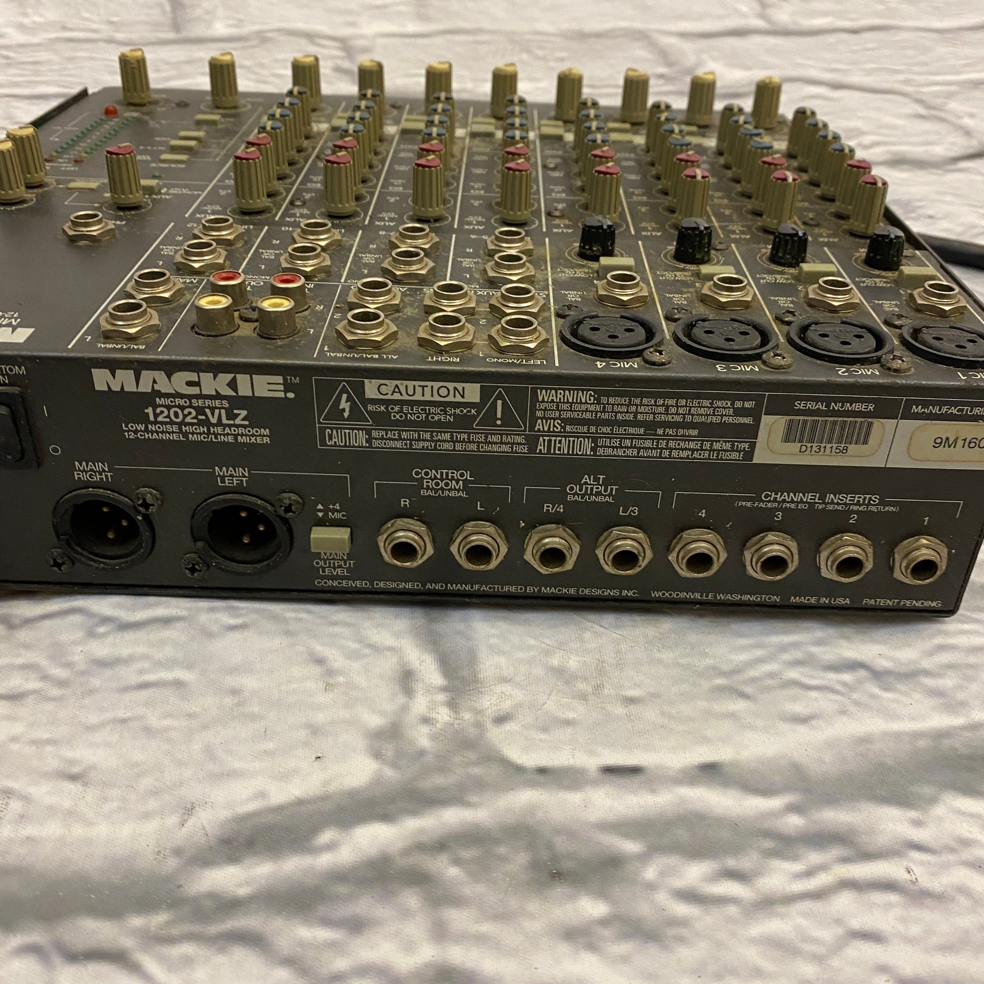 Mackie Micro Series 1202-VLZ 12-Channel Mic/Line Mixer - Evolution