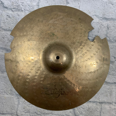 Zildjian 18" Z Custom Medium Crash Cymbal - CRACKED
