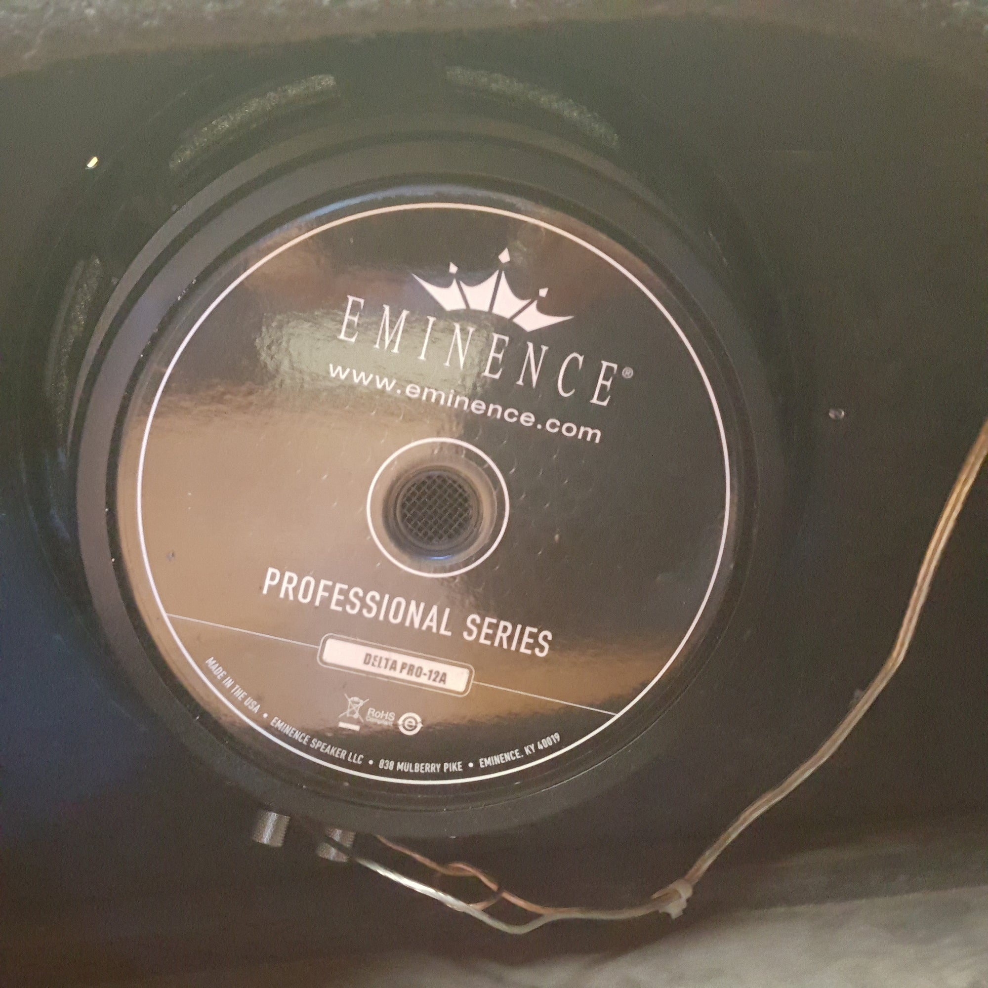 ** Custom Built 1x12 Cabinet w Eminence Delta Pro 12A 8ohm