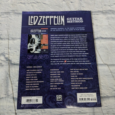 Alfred Led Zeppelin Guitar Method Book/CD