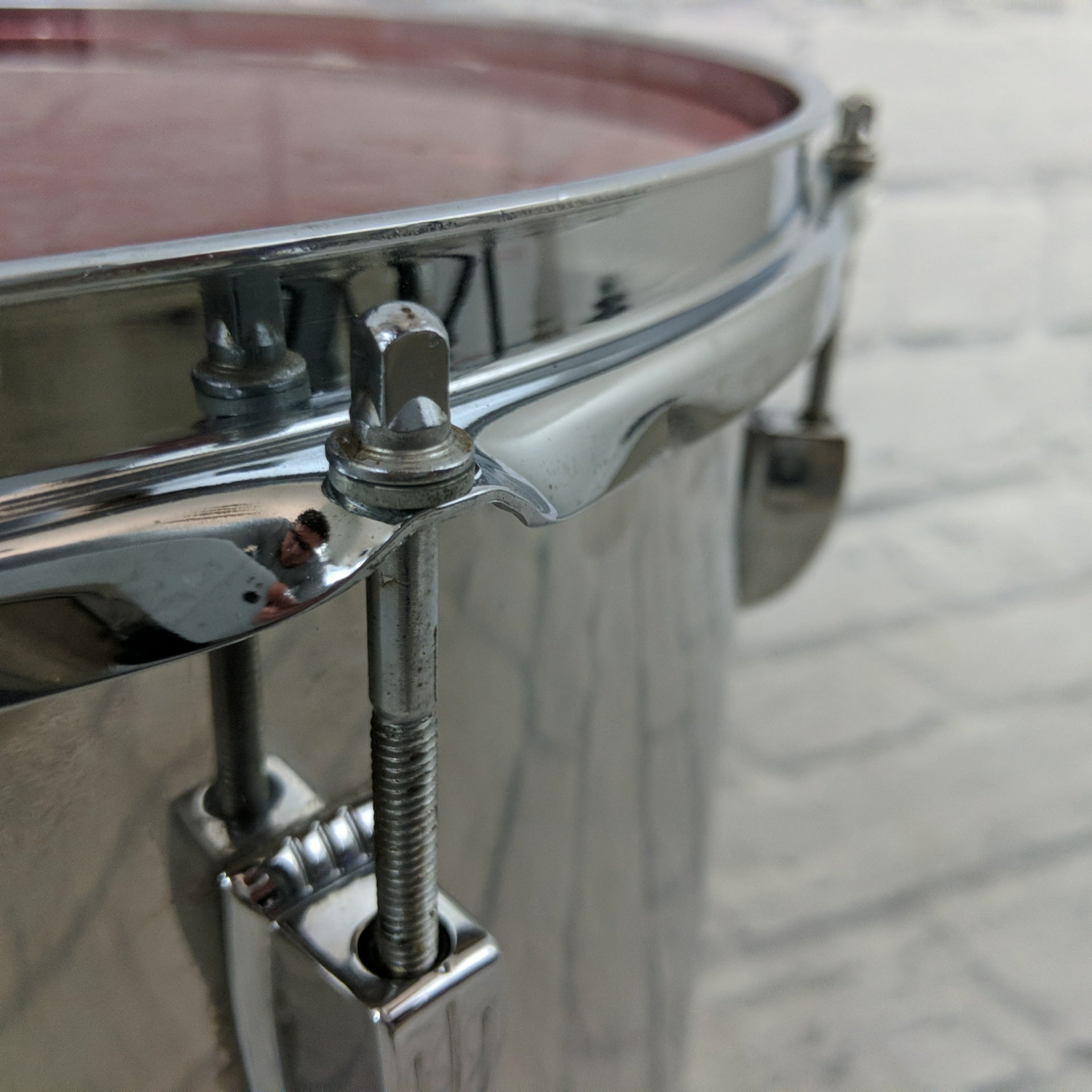 1970's Ludwig Stainless Steel Concert Tom 15"