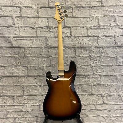R&B Sunburst 4 String Precision Bass