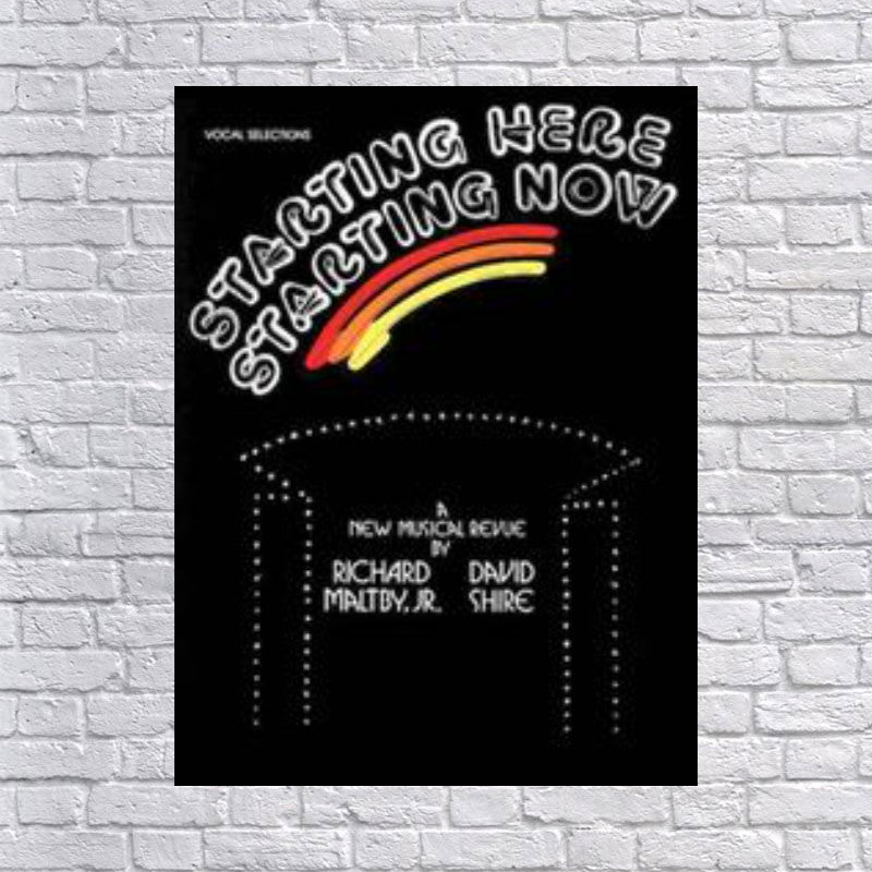 Starting Here Starting Now Vocal Selections