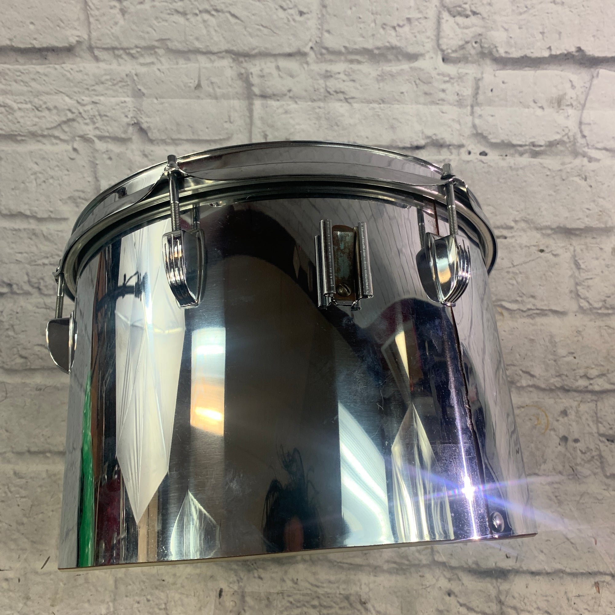 Ludwig 13 Chrome Over Vistalite Tom