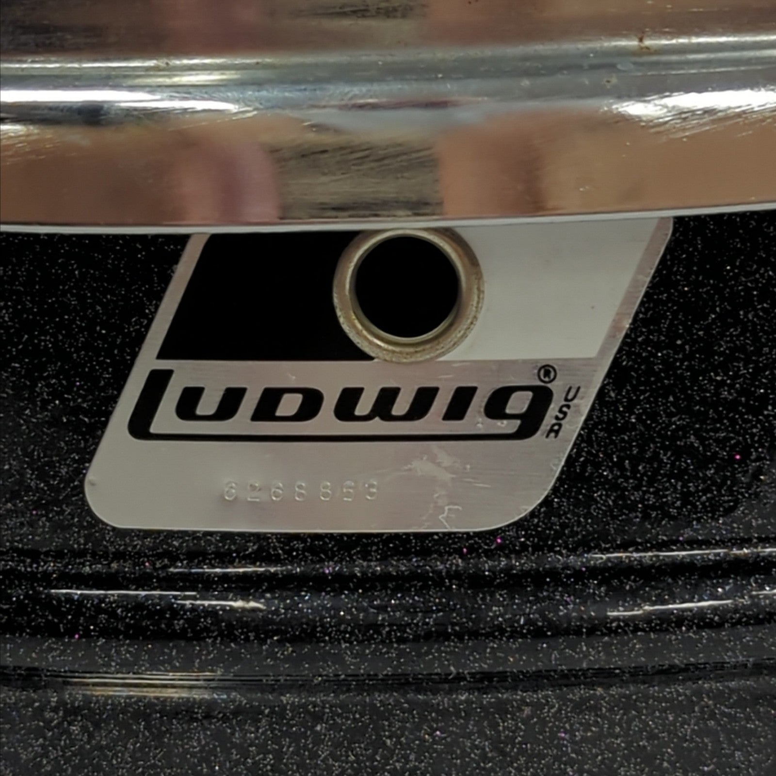 Ludwig 14 Acrolite Galaxy Sparkle Snare Drum
