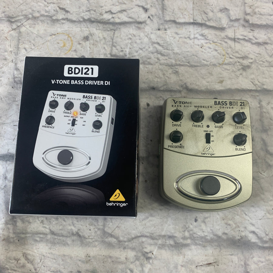 Behringer BDI21 V-Tone Bass Driver DI Pedal