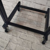 Rack Mount Rolling Stand and Adjustable Top Mixer Platform Mount 9U Bottom 12U Top