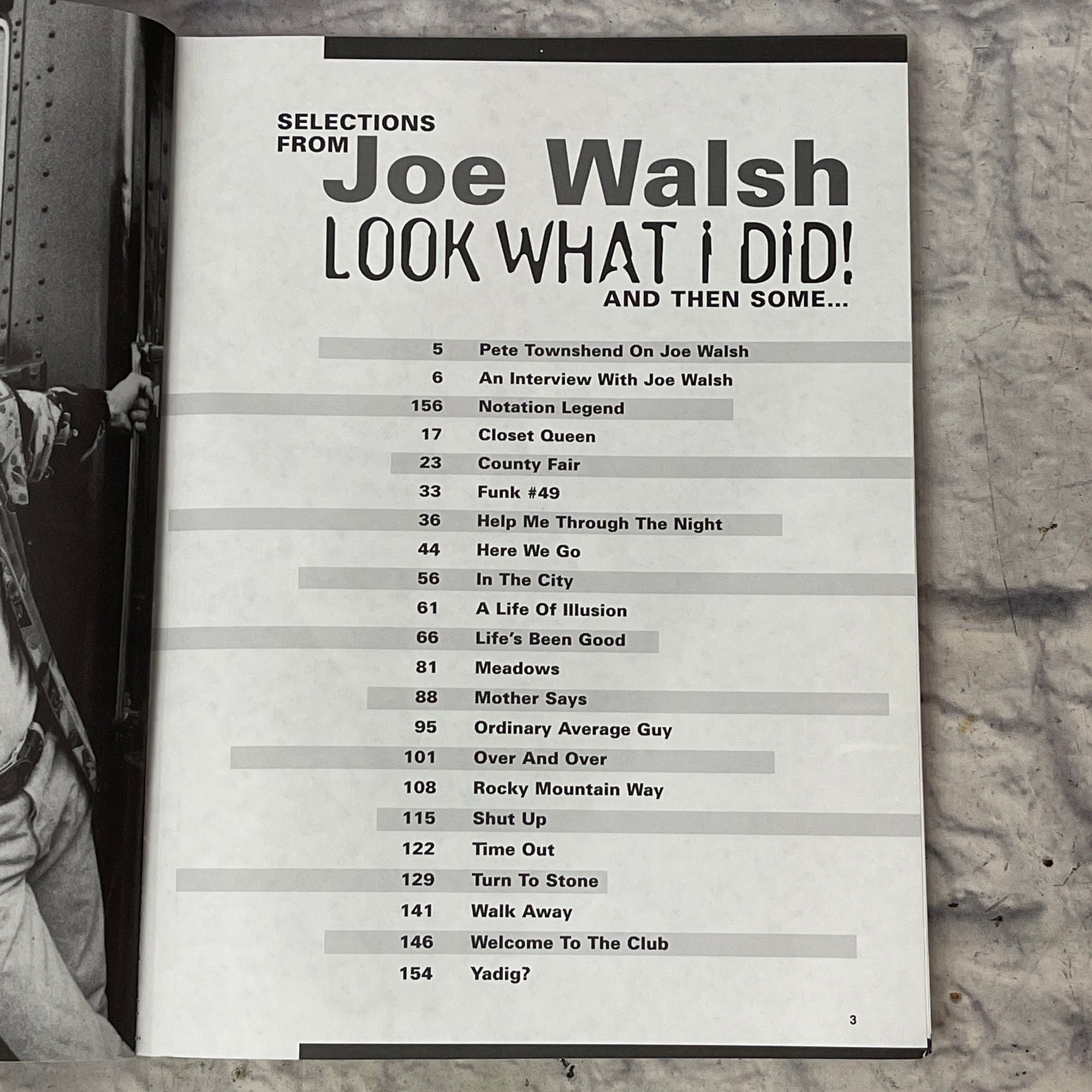 Look What I Did And Then Some By Joe Walsh