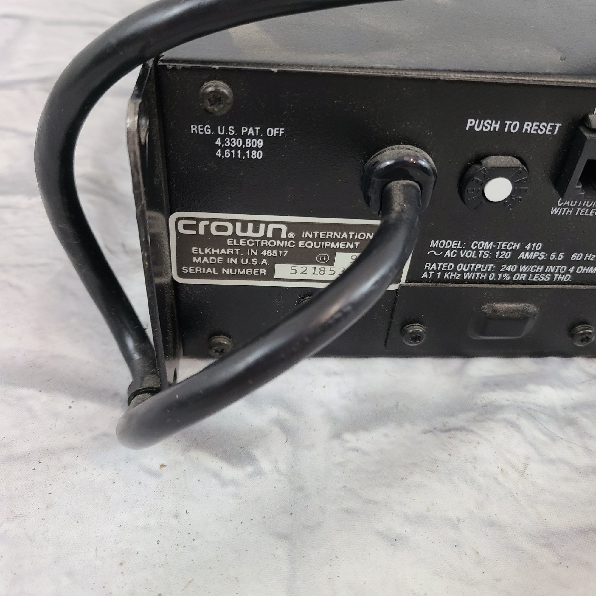 Crown ComTech 410 Power Amp Evolution Music