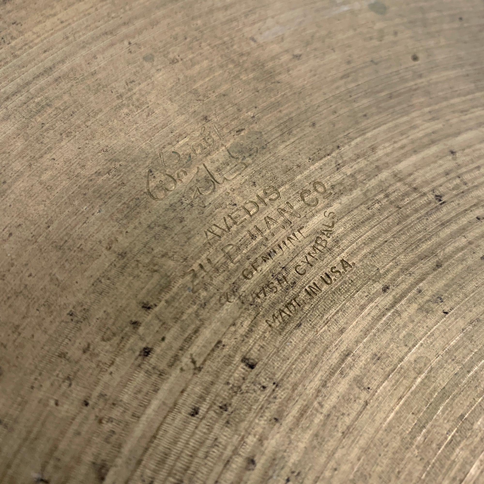 Vintage Zildjian Avedis 14" New Beat Hi Hat Cymbals 800g / 1350g