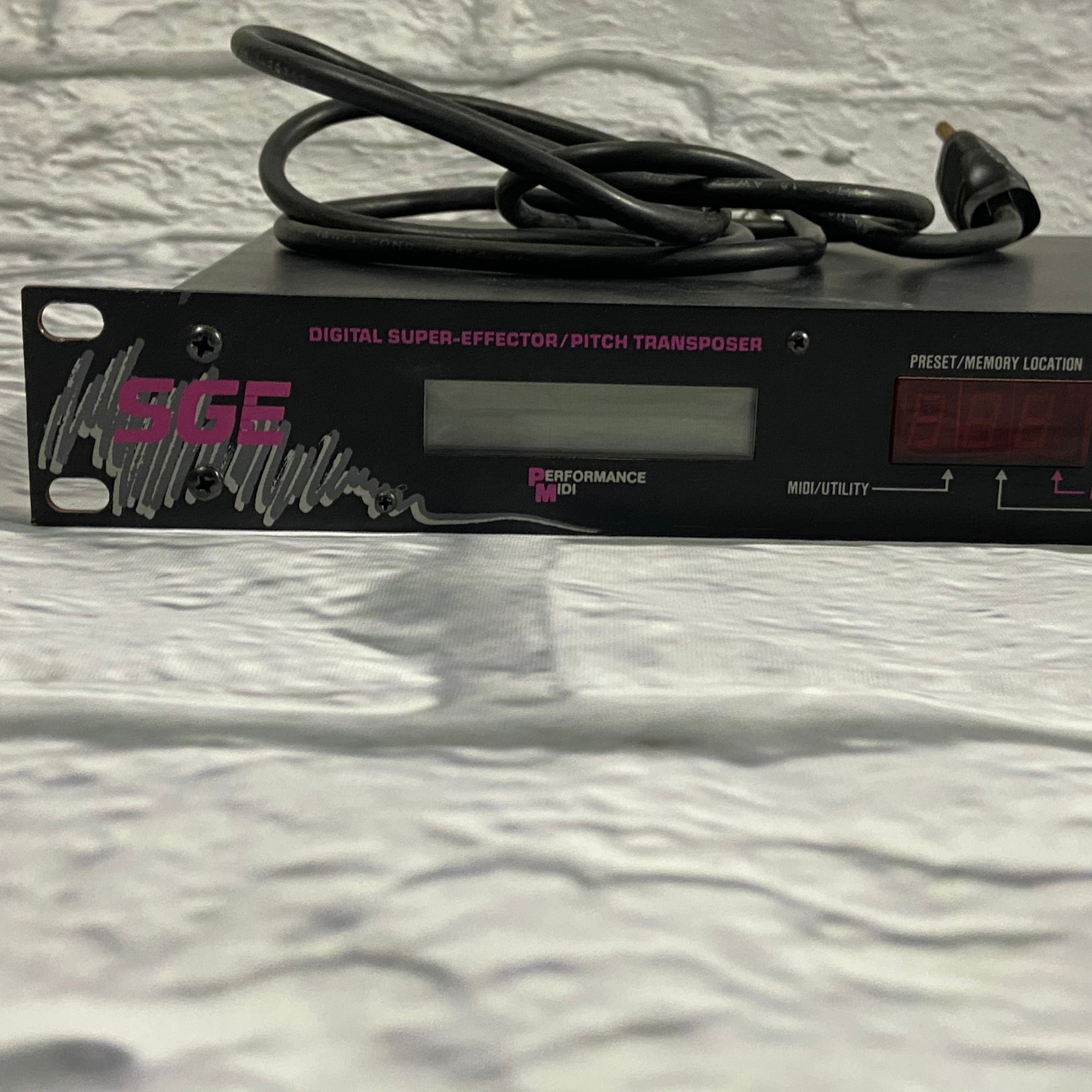 Art SGE Mach II Digital Super Effector Pitch Transposer Rack Effects Unit