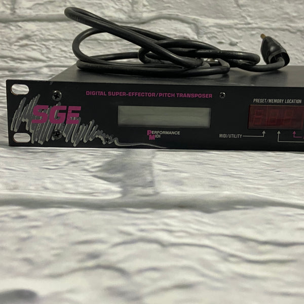 Art SGE Mach II Digital Super Effector Pitch Transposer Rack Effects U