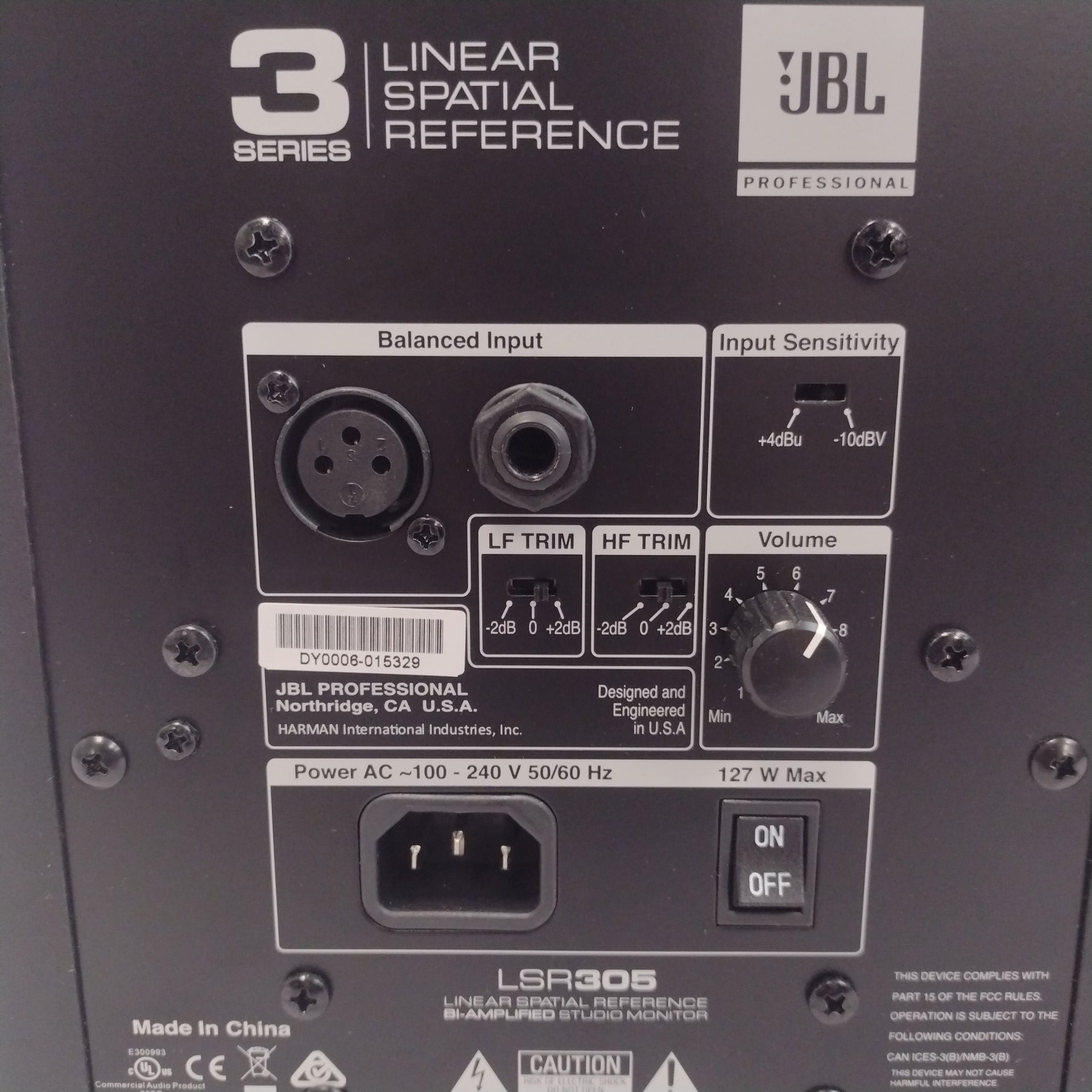 JBL LSR305 Single Studio Monitor