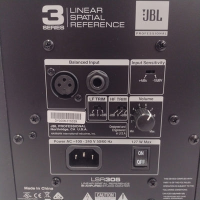 JBL LSR305 Single Studio Monitor