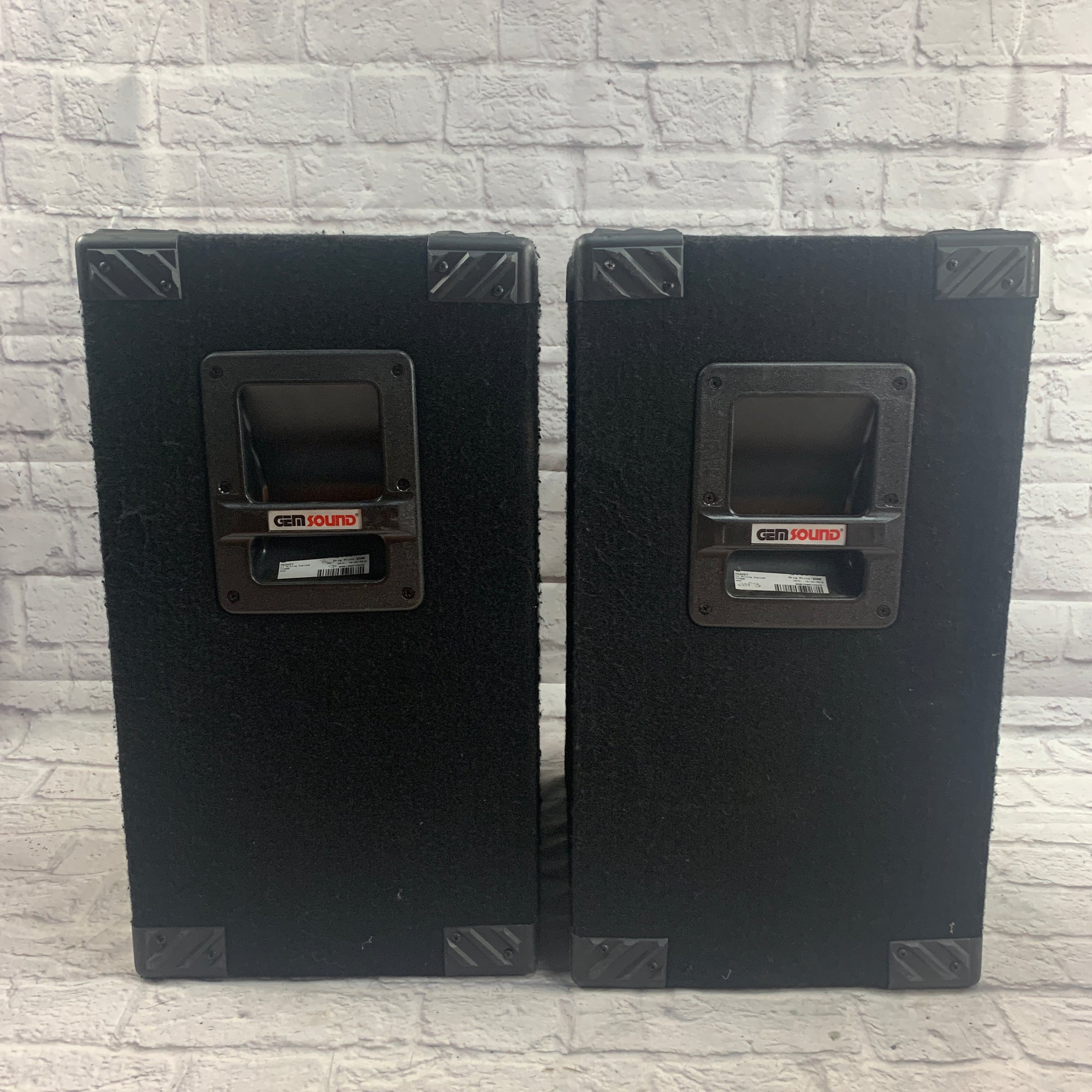 Gem Sound DJ120 12in 2-Way PA Speaker Pair