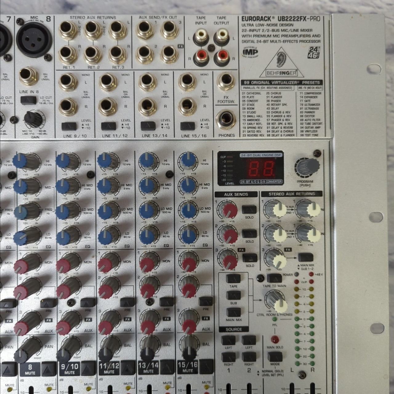 Behringer UB2222FX-Pro Rack Mixer - Evolution Music