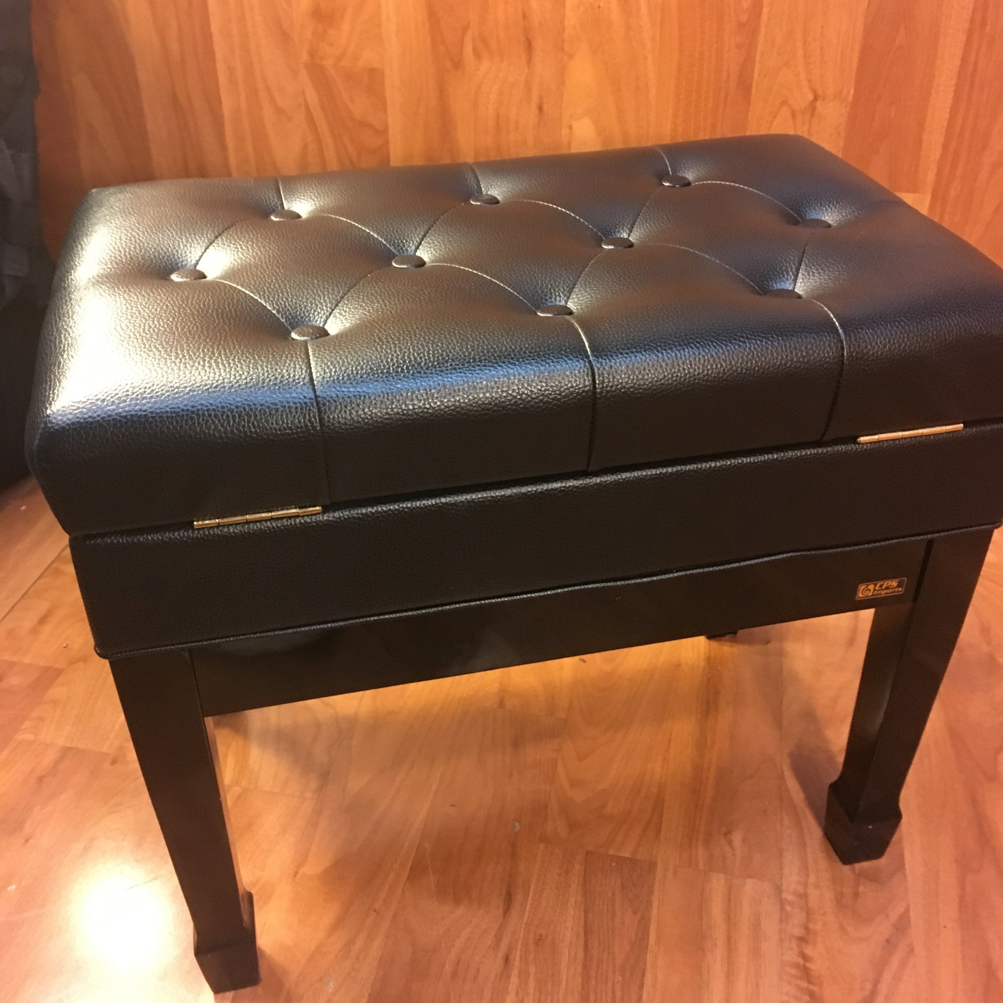 CPS Imports Black Piano Bench