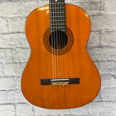 Unknown Orangish Classical Acoustic Guitar