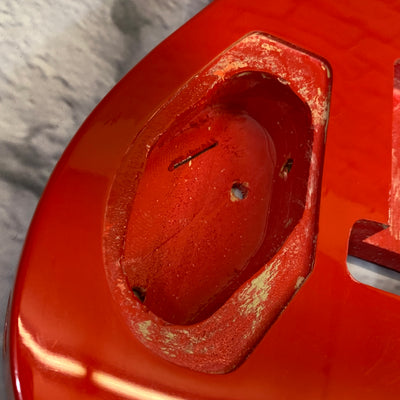 Unknown Ibanez Style HSH Electric Guitar Body Red