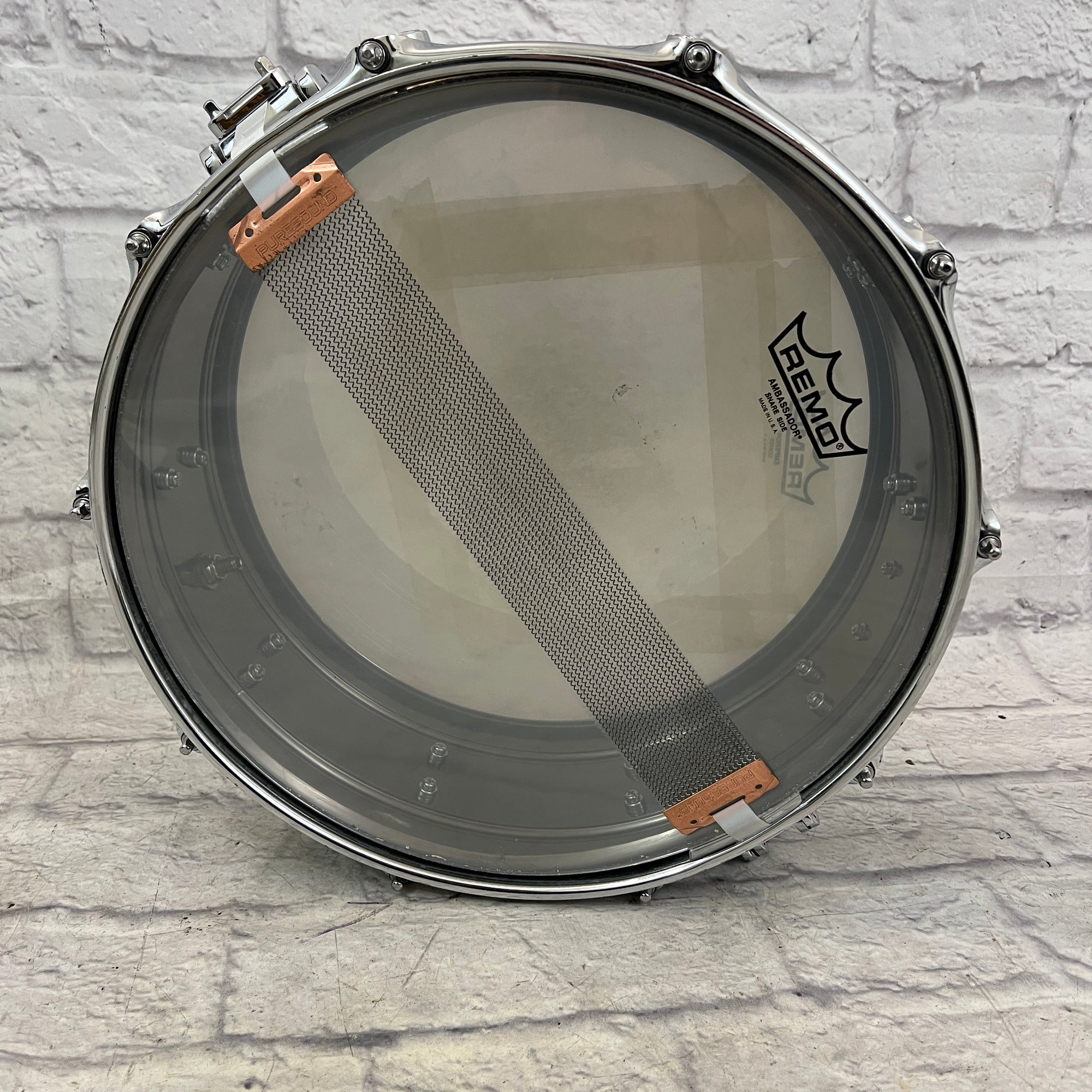 DW Design Series Black over Brass 14x5.5" Snare