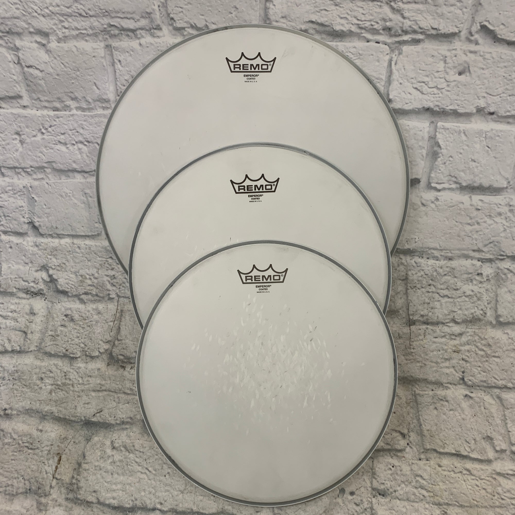 Remo Emperor Coated Drumhead Pack 12" 13" 16" (Used)