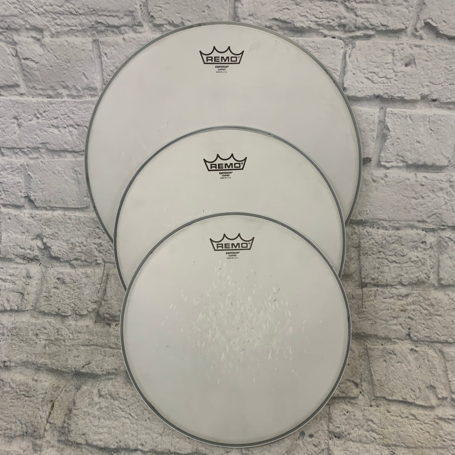 Remo Emperor Coated Drumhead Pack 12" 13" 16" (Used)