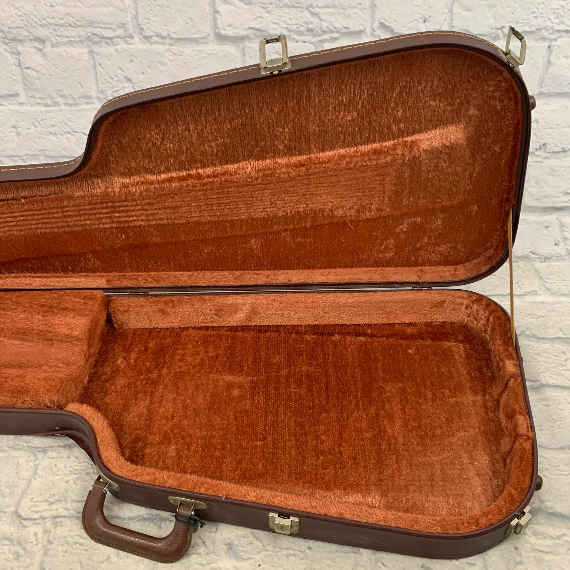 Unknown Brown Hard Case For Electric Guitar