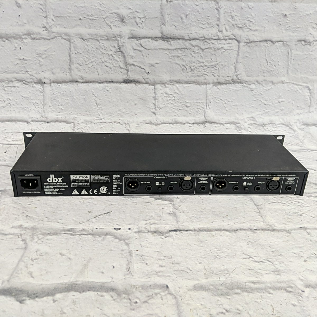 DBX 266XL Rack Compressor Gate