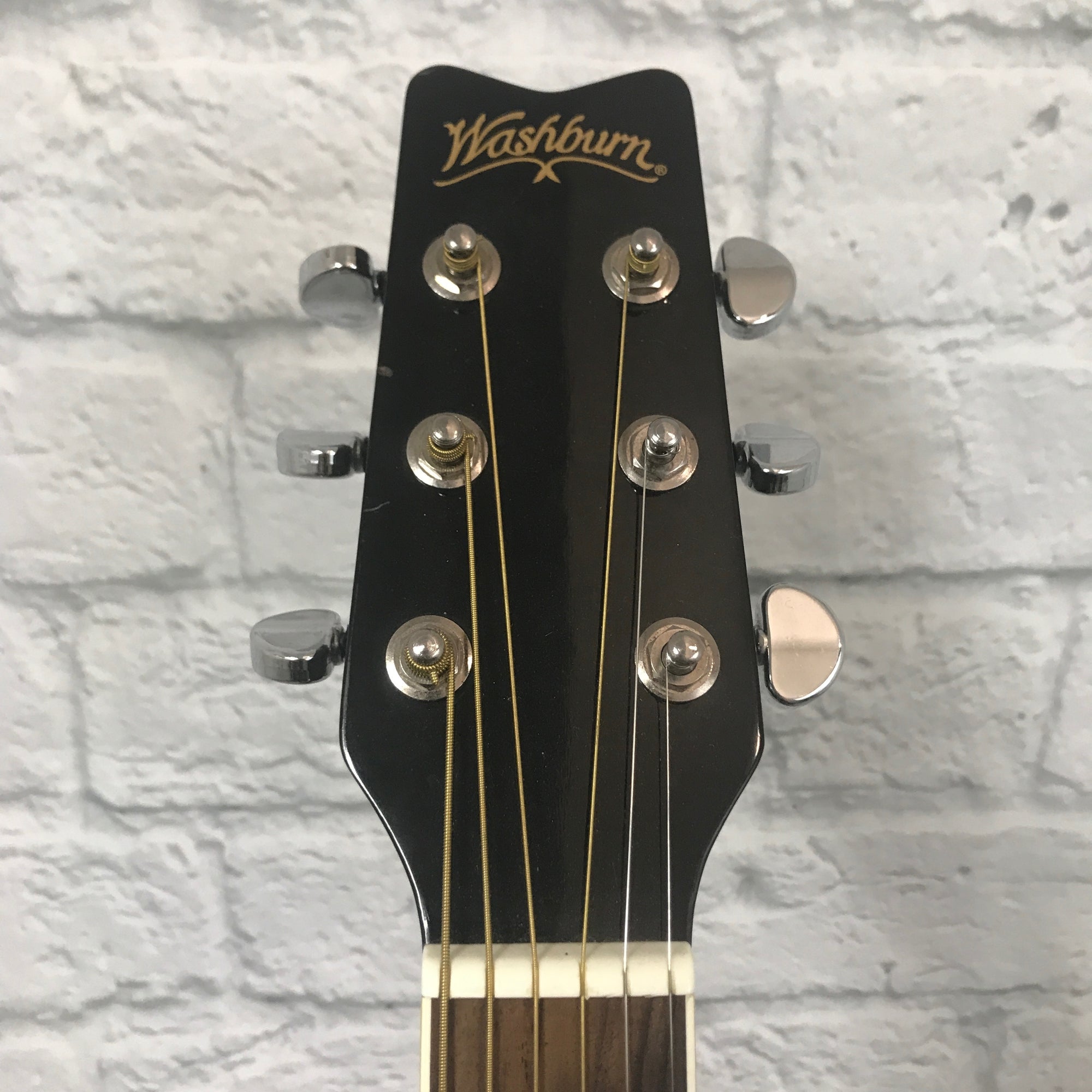 Washburn EA9B Black Acoustic Guitar