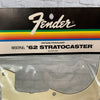 Genuine Original Fender '62 Stratocaster Pickguard White