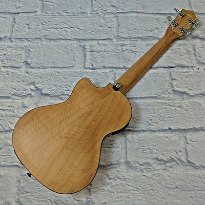 Lanikai FM-CETT Flamed Maple Thinline Ukulele with Fishman Pickup System