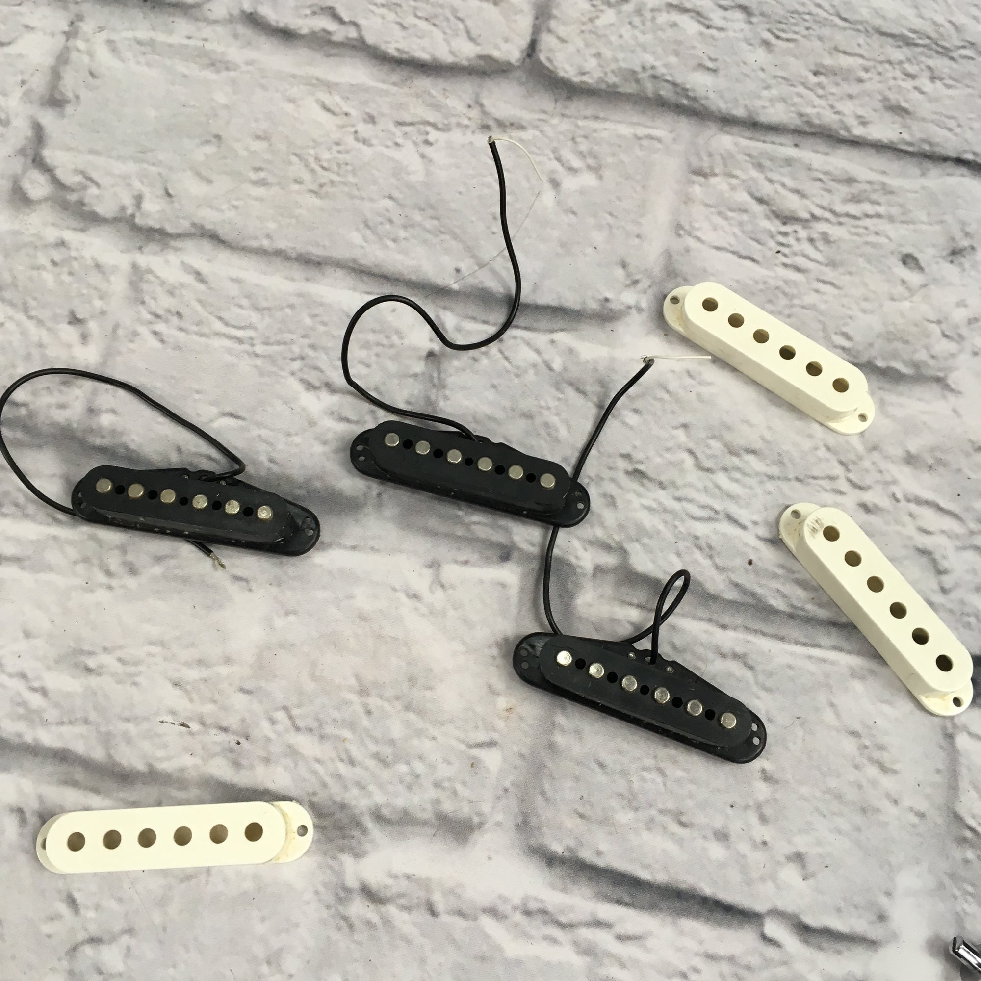 Unknown Strat White Electric Guitar Pickups - Set  of 3
