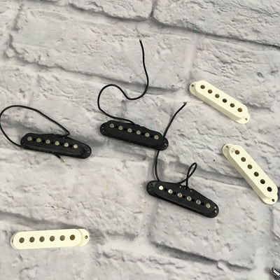 Unknown Strat White Electric Guitar Pickups - Set  of 3