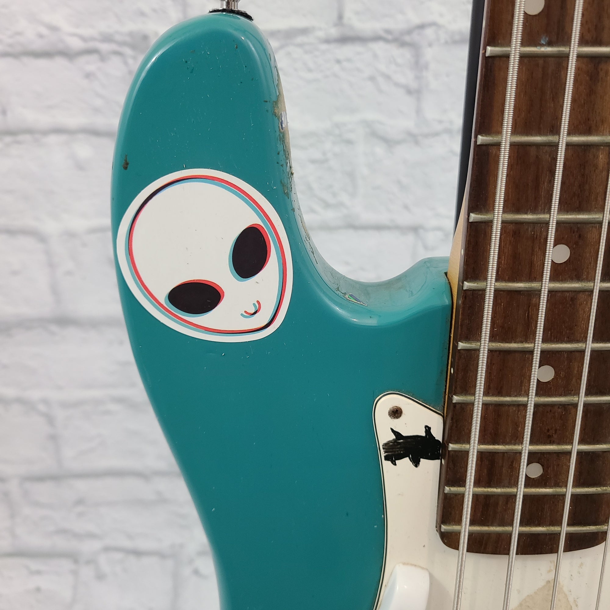 Samick Precision Samick Stages 5 Precision Style 4-String Bass Guitar - Teal - Evolution ...