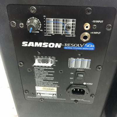 Samson Resolv 50A Active Studio Monitor Pair