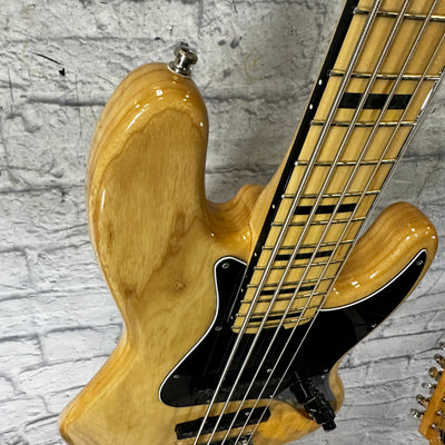 Fender American Elite V Ash 5 String Bass